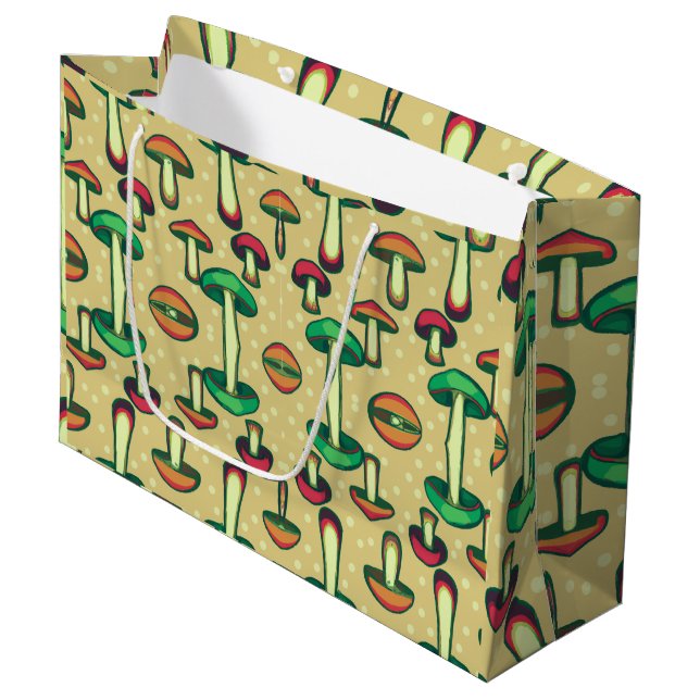 Grand Sac Cadeau Champagne (Devant Angle)