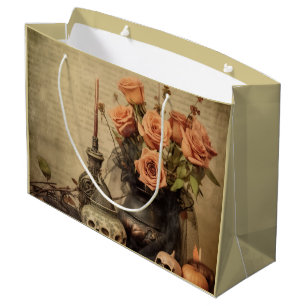 Grand Sac Cadeau Chariot Halloween vintage (4)