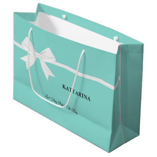 Grand Sac Cadeau Charme de jeune mariée et partie de diadème de
