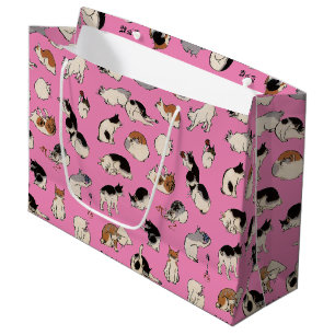 Grand Sac Cadeau Chats japonais, Hiroshige, Ukiyo-e