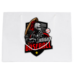 Grand Sac Cadeau chevalier de baseball
