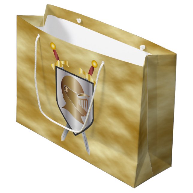 Grand Sac Cadeau Chevaliers (Devant Angle)