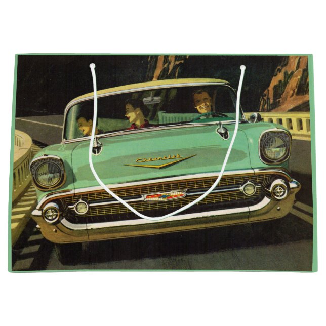 Grand Sac Cadeau Chevy Bel Air 1957 (Devant)