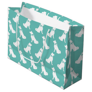 Grand Sac Cadeau Chien Akita Puppy
