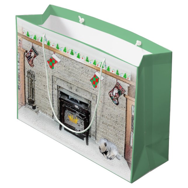 Grand Sac Cadeau Chien Chien Chien Chien Chien Chien Chien Chien Ch (Dos Angle)