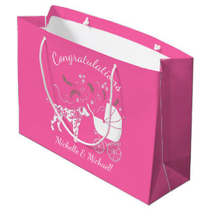 Grand Sac Cadeau Chien chiot Baby shower dalmate