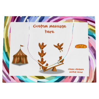 Grand Sac Cadeau Chirpy Chickens acrobat squad