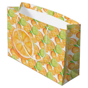 Grand Sac Cadeau Citrus