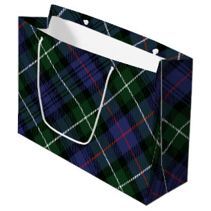 Grand Sac Cadeau Clan rustique élégant Plaid MacKenzie Tartan