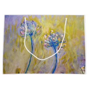 Grand Sac Cadeau Claude Monet - Agapanthus