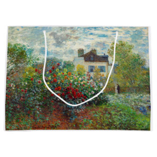 Grand Sac Cadeau Claude Monet - Le Jardin de l'Artiste à Argenteuil