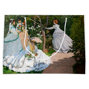 Grand Sac Cadeau Claude Monet - Les femmes dans le jardin