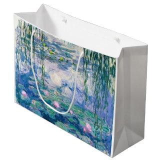 Grand Sac Cadeau Claude Monet - Nénuphars