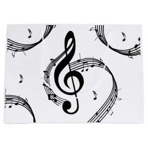 Grand Sac Cadeau Climactic G Clef
