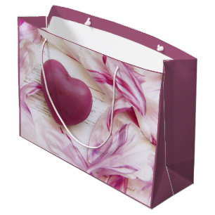 Grand Sac Cadeau Coeur