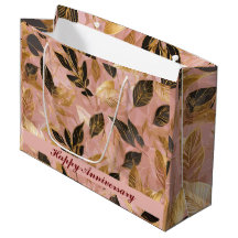 Collection de Feuilles Boho Populaire en or rose