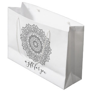 Grand Sac Cadeau Colorez votre propre MANDALA - do-it-yourself Colo