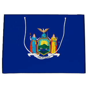 Grand Sac Cadeau Conception du drapeau de l'État de New York