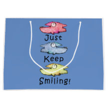 Continuez à sourire ! Poisson coloré à grosses den