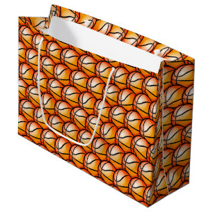 Grand Sac Cadeau Cool Basketball sports carrelé motif