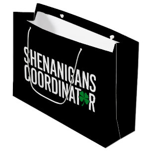 Grand Sac Cadeau Coordonnateur de farces de la Saint-Patrick
