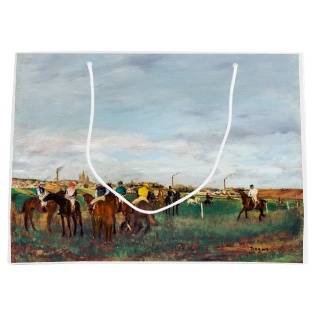 Grand Sac Cadeau Course À Cheval, Edgar Degas (Devant)