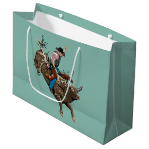 Grand Sac Cadeau Cowboy