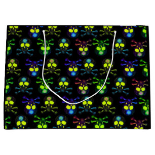 Grand Sac Cadeau Crânes de fantômes de pirates punk - Cobalt Nightm