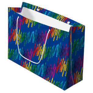 Grand Sac Cadeau Crayons Anniversaire de enfant Party Art