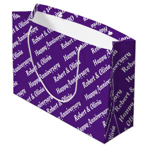 Grand Sac Cadeau Créer votre propre nom Anniversaire