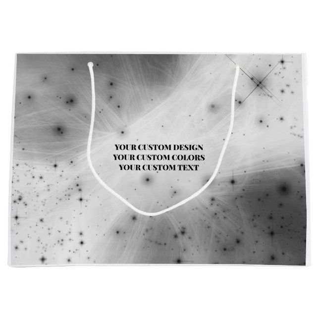 Grand Sac Cadeau Créez votre propre custom (Devant)