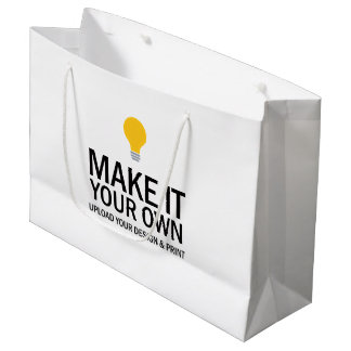 Grand Sac Cadeau Créez votre propre photo à télécharger
