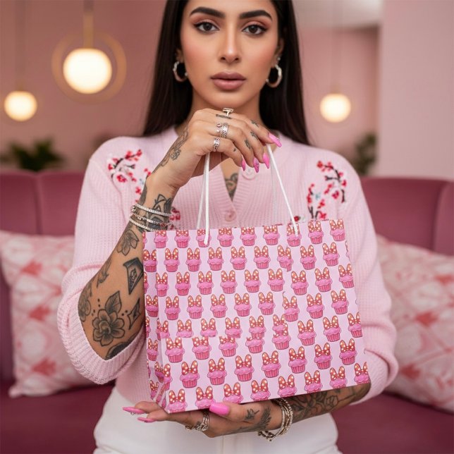 Grand Sac Cadeau Cupcake Large Gift Bag (Créateur téléchargé)