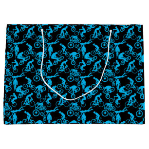 Grand Sac Cadeau Cyclisme Freestyles Motif.b x4 Black BG