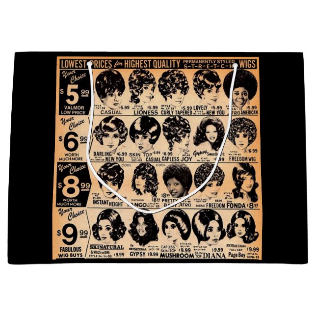 Grand Sac Cadeau début des années 1970 (Devant)