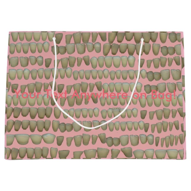 Grand Sac Cadeau Dentiste Dentiste Dentistère Dentistère Orthodonti (Devant)