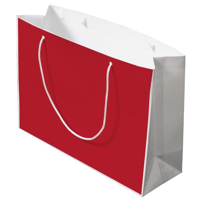 Grand Sac Cadeau Des vêtements rouges, roses et oranges sont accroc (Dos Angle)