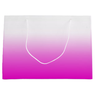 Grand Sac Cadeau Design Arrière - plan rose Ombr Gradient-60416