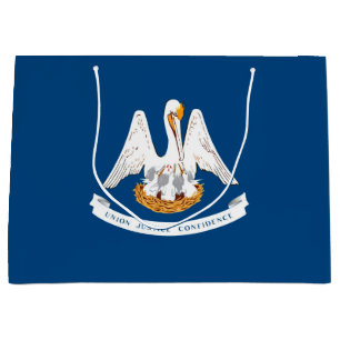 Grand Sac Cadeau Design de Louisiana State Flag
