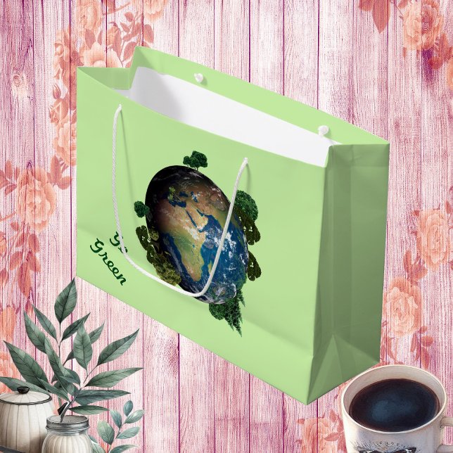 Grand Sac Cadeau Devenez écolo Gardeners (Go Green Gardeners Large Gift Bag)