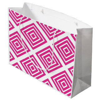 Grand Sac Cadeau Diamond [pink] - Japanese Traditional Pattern