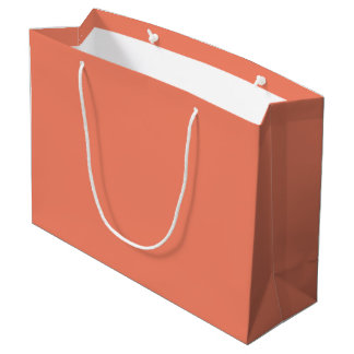 Grand Sac Cadeau Doux-amer Couleur Uni