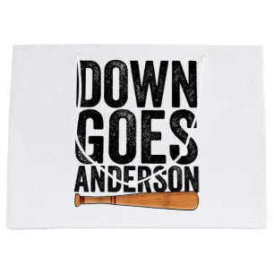 Grand Sac Cadeau DOWN GOLF ANDERSON FUNNY BASEBALL cadeau ANDERSON