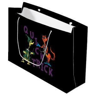 Grand Sac Cadeau Dr. Seuss Graphisme Halloween « Tour de Passe Ra