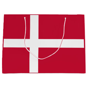 Grand Sac Cadeau Drapeau danois