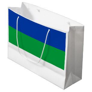 Grand Sac Cadeau Drapeau de la République Komi