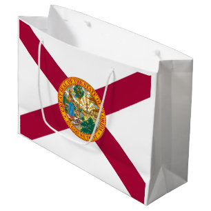 Grand Sac Cadeau Drapeau de l'État de Floride