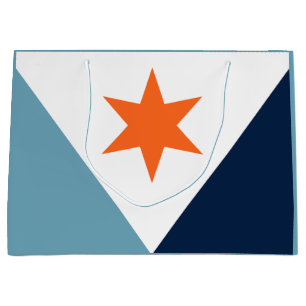 Grand Sac Cadeau Drapeau de Syracuse, New York