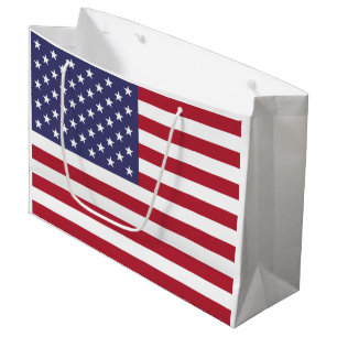Grand Sac Cadeau Drapeau des États-Unis