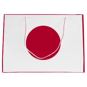 Grand Sac Cadeau Drapeau du Japon : Hinomaru, Nisshōki, Red Rising
